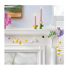 Threshold Spring Bunnies Fabric Garland New